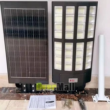 99000000LM LED Solar Wall Light Outdoor Road Street Lamp Commercial Dusk To Dawn