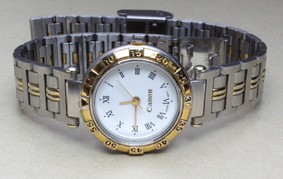 Canon Promotional Lady's Watch Gold/Silver Japan Movement w/ New Battery