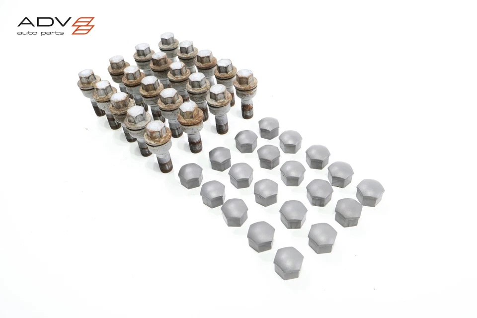 2015 - 2018 AUDI Q3 WHEEL RIM LUG NUT BOLT & CAP OEM -SET- - Image 3 of 4