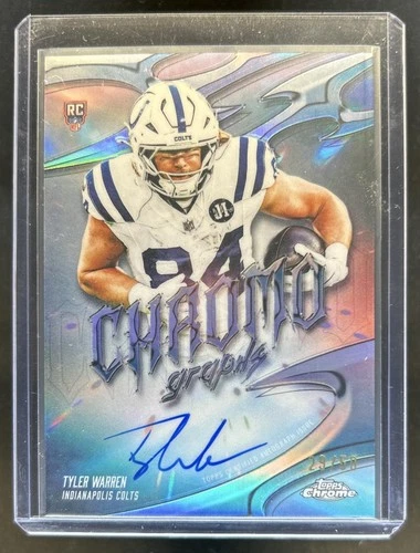 2025 Topps Chrome Tyler Warren Base (RAW)