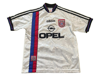 FC Bayern München FCB Trikot Heim Gr. 164 Kindergröße 1996-98 Adidas Opel