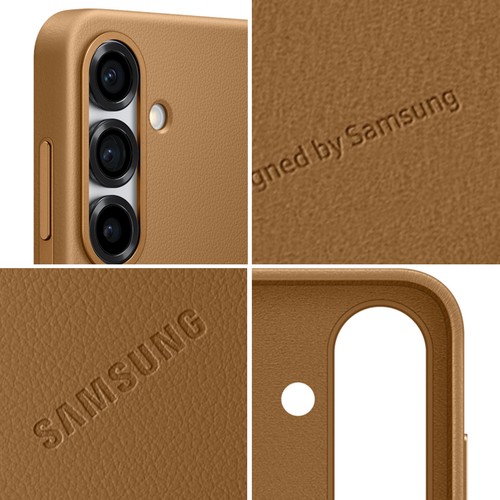 Samsung Case for Samsung Galaxy S25 Plus Original Leather Kindsuit, Gold - Picture 5 of 5