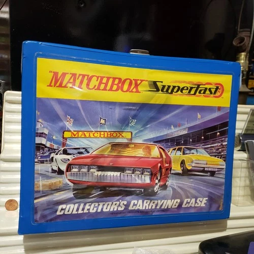 MATCHBOX LESNEY PRODUCTS 48 Slot 1970 Vintage Original SUPERFAST CARRYING CASE