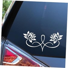 Lotus Flower Tribal Swirl Pretty Decal Vinyl Car Sticker Floral  Cars Trucks
