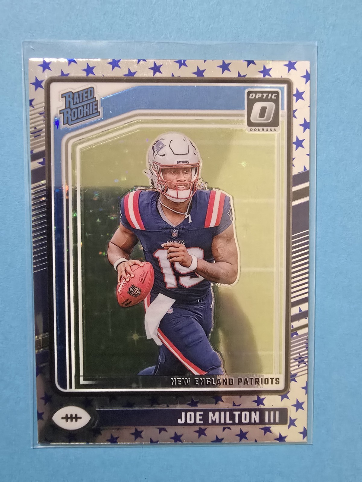 2024 Panini Donruss Optic - Rated Rookie Joe Milton III #255 Stars Prizm (RC)