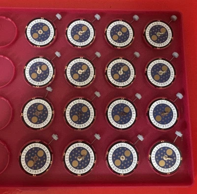 1 X SWISS Watchwerk RONDA Harley 708 Movimento Orologio al Quarzo Movimento Funzionante (Q91