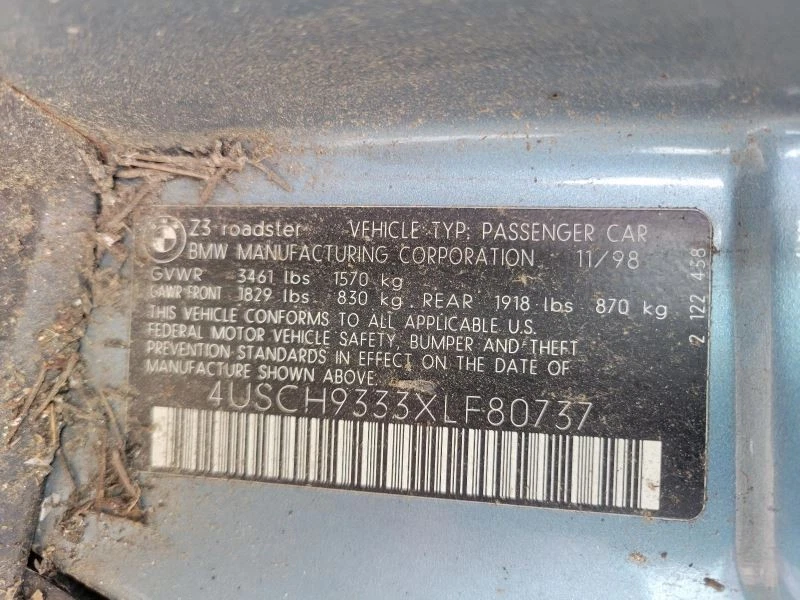 Motor limpiaparabrisas compatible con 96-02 BMW Z3 1254550 Foto 2 de 4