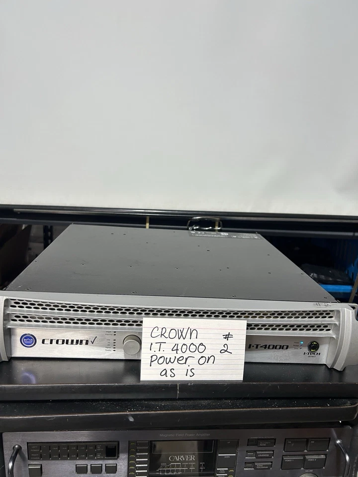 Crown Itech 4000 Power On ungetestet verkauft wie es Top Zustand #2