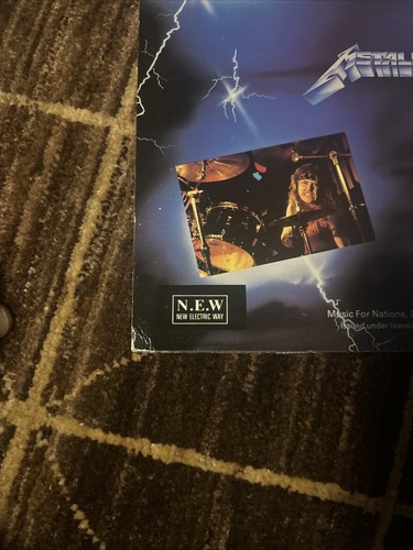 Metallica Ride The Lightning Lp Vinyl Pressing N.E.W 193371 1986 sehr guter Zustand + - Bild 10 von 12