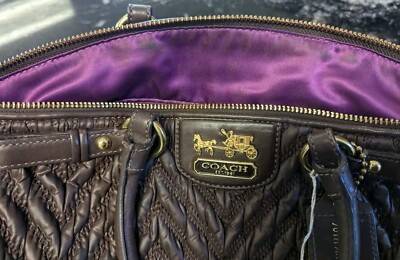 Coach 70th Anniversary Brown Purse F1176-18637 | eBay