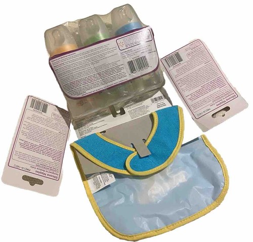 Parent’s Choice 4oz Bottle Feeding Set! SLOW, Med & Fast Nipples & Bib🤩 - Picture 7 of 11