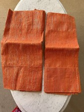 Orange Aso Oke Head Tie, Aso Oke, Aso Oke Head Tie African Head-Tie, Head Tie