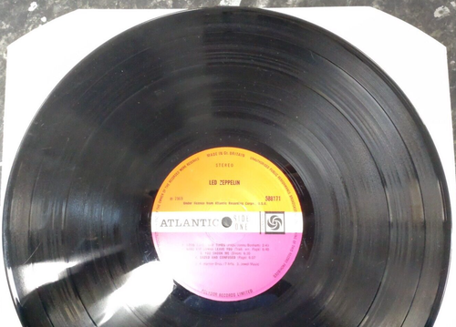 LED ZEPPELIN 1st ALBUM – Silver Strip - PLUM & ORANGE – A1/B1 – 1969 - Foto 8 di 13
