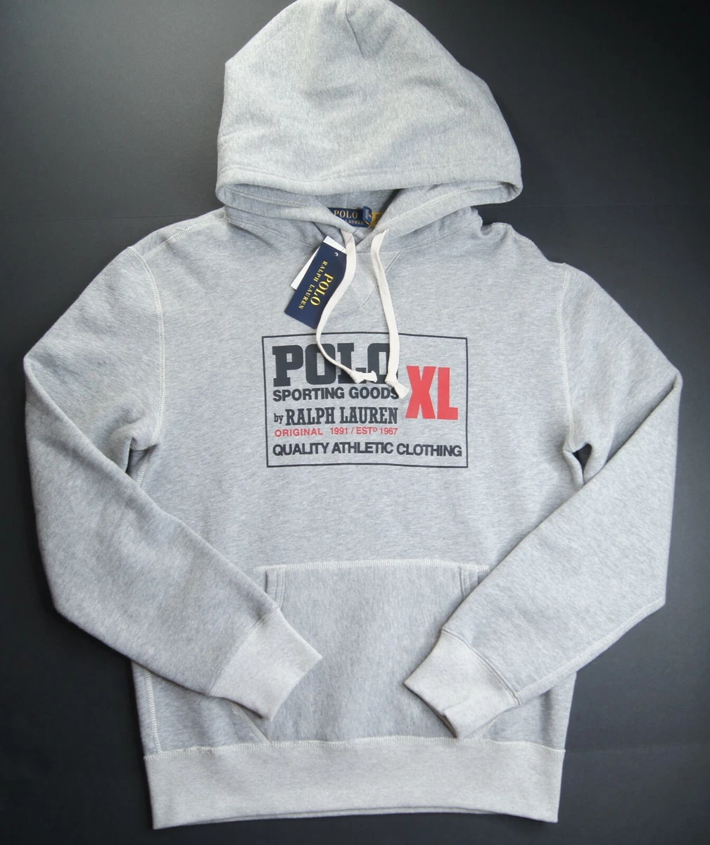 Ralph lauren grey pullover hoodie 2025