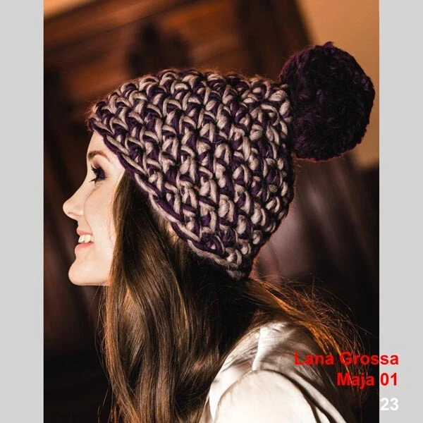 Lana Grossa Maja Häkel- Y Strickdesign 01 Libro de Punto Con Patrones para Punto - Imagen 2 de 2