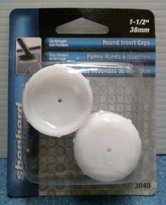 Shepherd 1-1/2" White Round Insert Cups 4 pk. (3040) FS | eBay