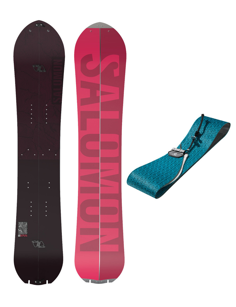 Salomon Pillow Talk Donna Snowboard SPLITBOARD SET CON GUARNIZIONI