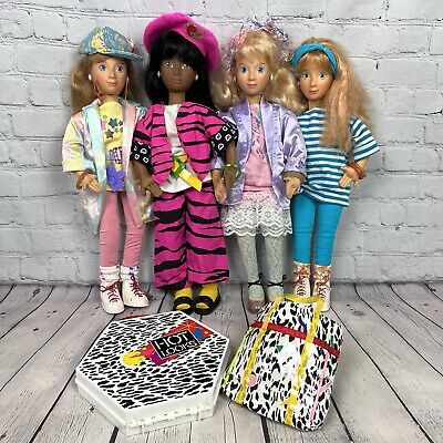1986 Hot Looks Posable 80's Fashion Dolls Lot & Accessories 1986 Hot Looks Posable 80's Fashion Dolls Lot & Accessories