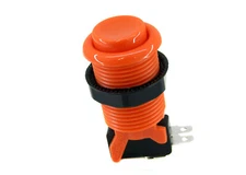 Suzo Happ Concave Pushbutton - Orange with Microswitch Included