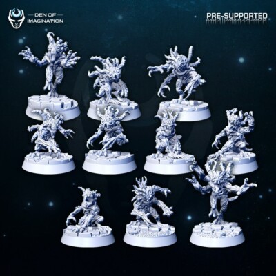 10er Set Void Imps - Den of Imagination/Sci-Fi/Table Top Miniaturen