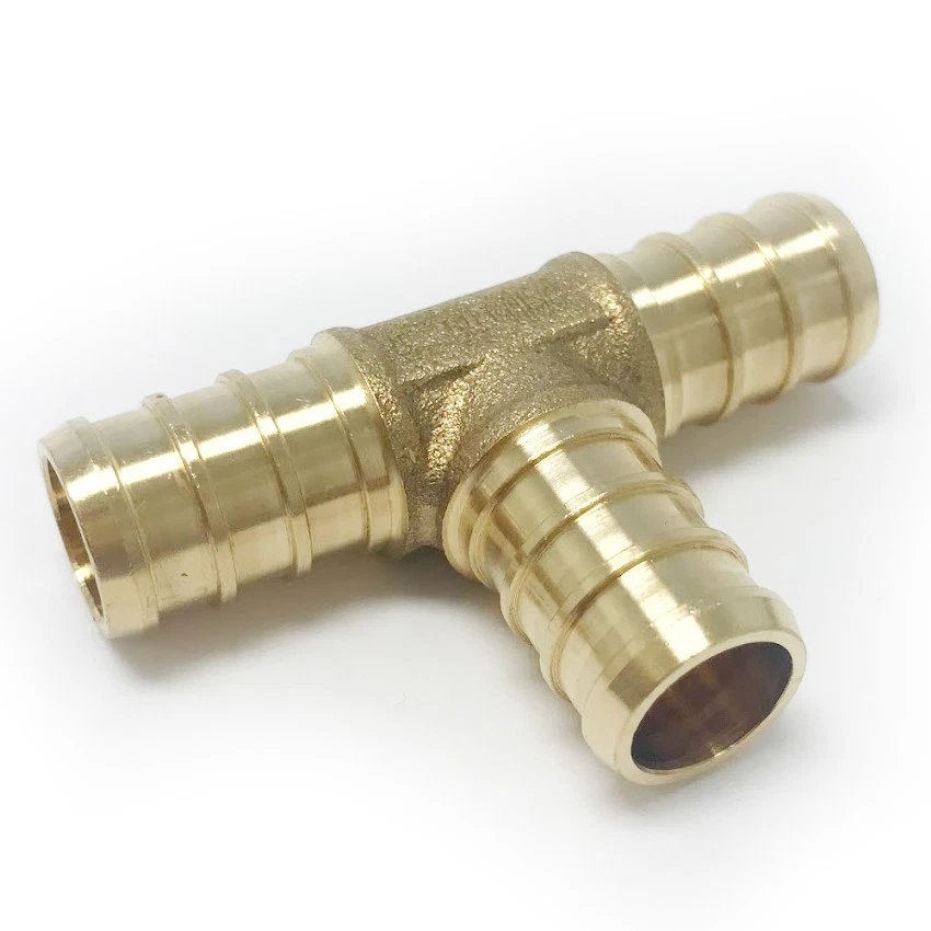 150 PCS 1/2" PEX Crimp Brass Fittings Elbow,Coupling,Tee (50 PCS/EACH) Lead Free - Image 4 of 4