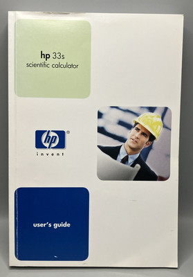 Original Handbuch für Hewlett Packard HP 33S Taschenrechner User Guide Taschenbuch Buch