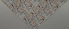 Buster Brown Dog Bandana/Scarf, Paw Prints, Bones, Woof,  XS, S, M, L
