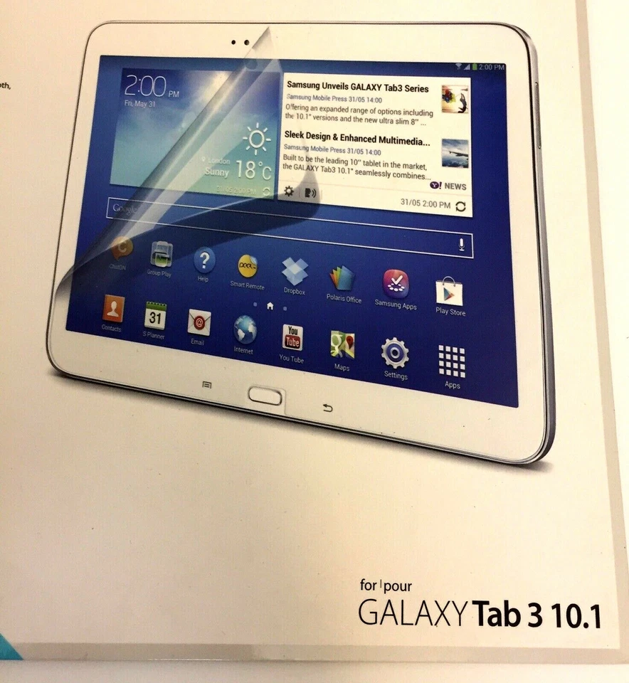 iLuv Clear Screen Protector Kit for GALAXY Tab 3 10.1"  - Image 4 of 4