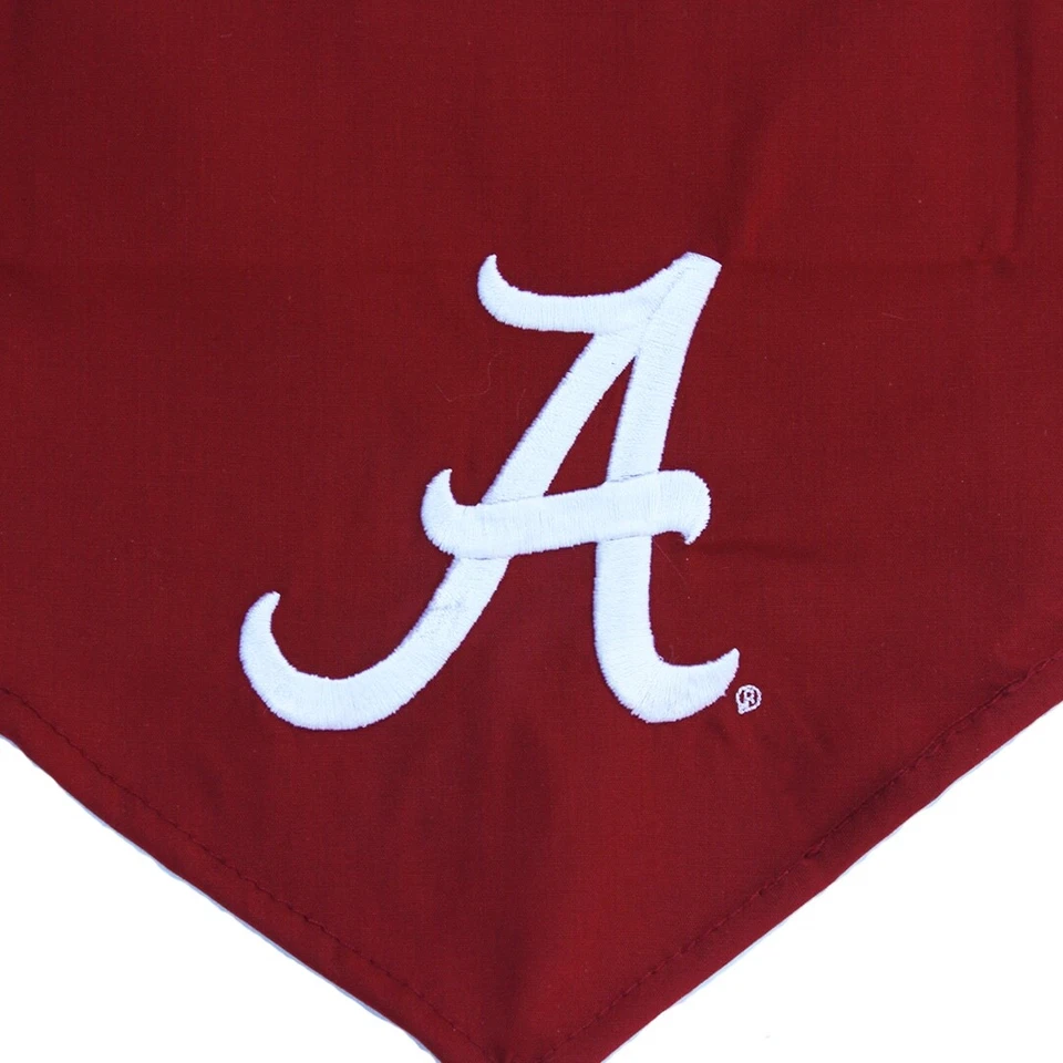 Bandana Alabama Crimson Tide Dog Lg - corbata o uso con collar - colegial - NUEVO Foto 2 de 4