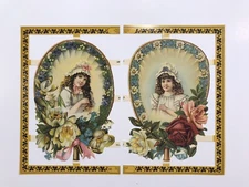 MAMELOK PRESS 2 Die-cut Sheets 1993 from 'THE ARCHIVES COLLECTION' England A87