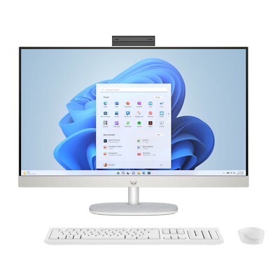 HP 27-cr1006na 27''-All-in-One-Desktop-PC Intel Core Ultra 7 8 GB RAM 1 TB weiß