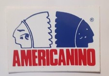 VECCHIO ADESIVO /Old sticker JEANS AMERICANINO indian paninaro (cm 10 x 7)