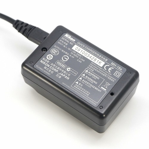 Chargeur Original Nikon MH-18a pour D70 D80 D90 D100 D200 D300 D300s D700 EN-EL3e - Photo 5 sur 6