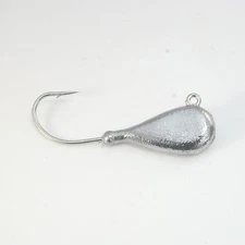 Flat Head Fishing Jigs Eagle Claw Saltwater Hooks Fresh or Salt Water 10 pack