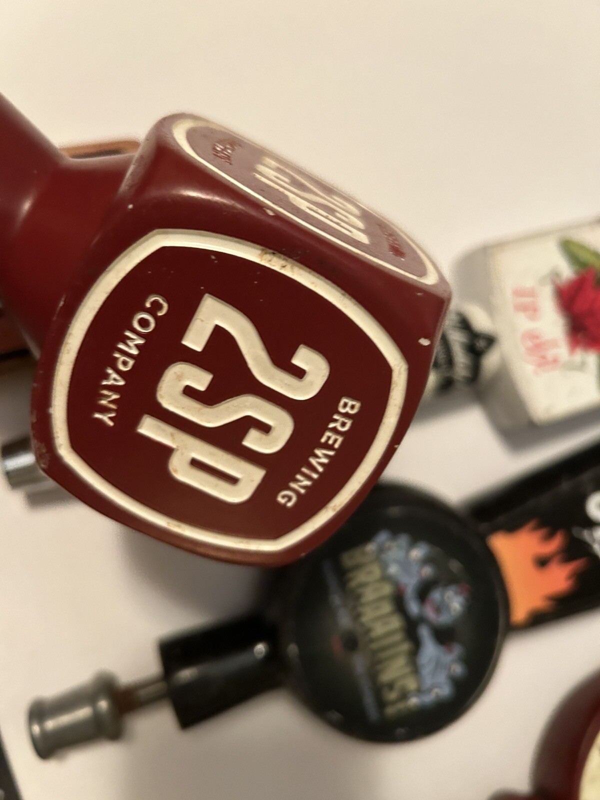 Mixed Lot Of 12 USED Beer Tap Handles Pull 2SP Yuengling Boxcar Eel