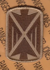 US Army 10th Air Defense Artillery Brigade Desert DCU patch 