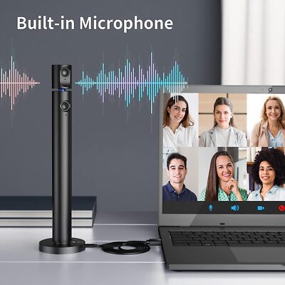 Halo Streaming Dual Webcam Professional USB Web Camera 1080P Plug & Play CZUR