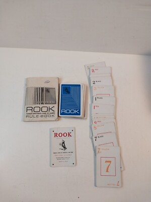 Vintage 1972 ROOK Card Game Parker Brothers Complete W/ Instructions No Box