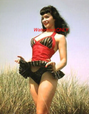 Gorgeous '50's Sex Symbol ''Bettie Page'' ''Pin-Up'' PHOTO! #(234)