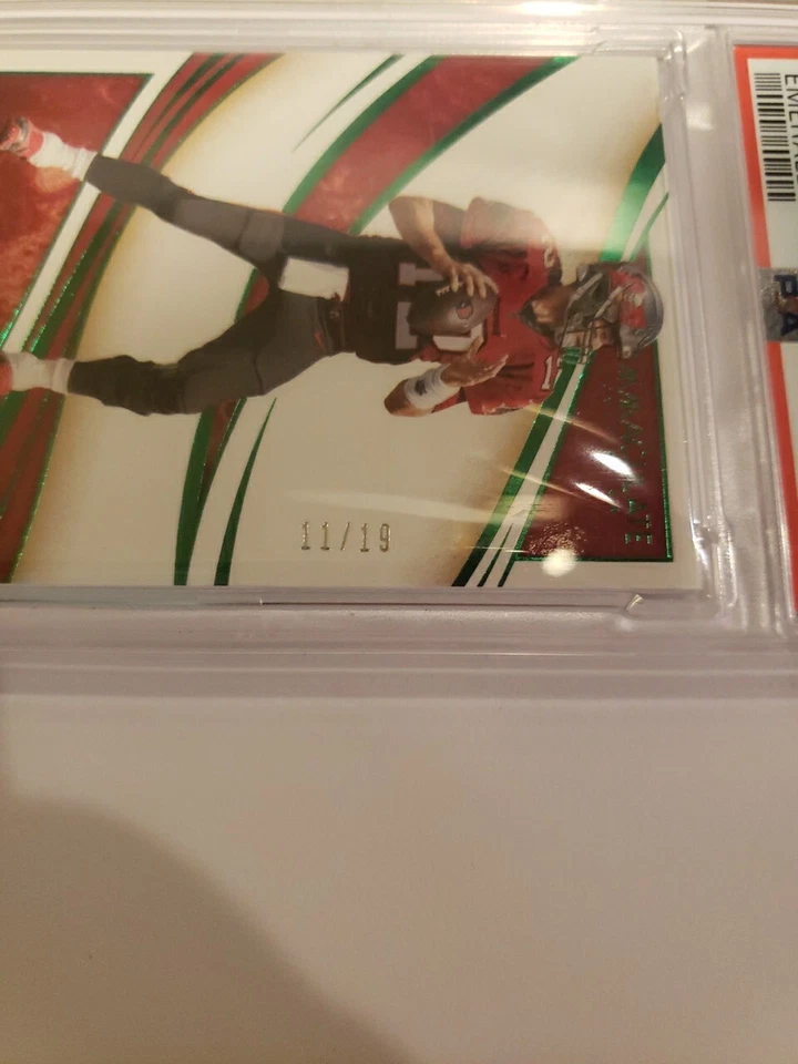 2020 Panini Immaculate Tom Brady Emerald /19 PSA 9 - Image 3 of 3