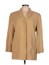 Jaeger Women Brown Silk Blazer 12