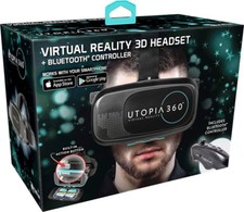 ReTrak Utopia 360  Virtual Reality Headset with Bluetooth Controller