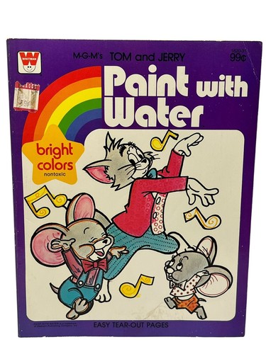 Vintage Paint With Water Color Books: Tom and Jerry & Rainbow Brite Unused - Picture 13 of 21