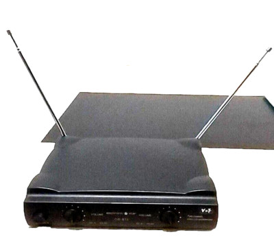 two channel wireless microphone als Ersatzgerät in Schwarz OD - 812