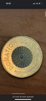 Rare 2020 Australia $1 One Dollar Donation Coin With JC initials