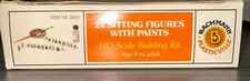 Bachmann Plasticville HO Building Kit 2693 24 Sitting Figures with Paints NOS