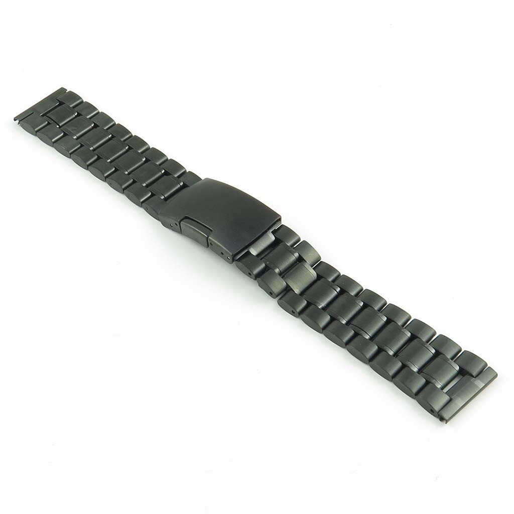 Strapsco stainless steel metal oyster watch band strap bracelet