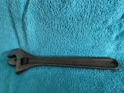 Vintage Bahco 0673-300 verstellbarer Schraubenschlüssel 12'' Made in Sweden