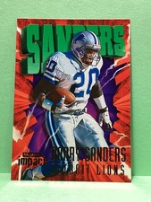 Barry Sanders 1997 skybox impact football card