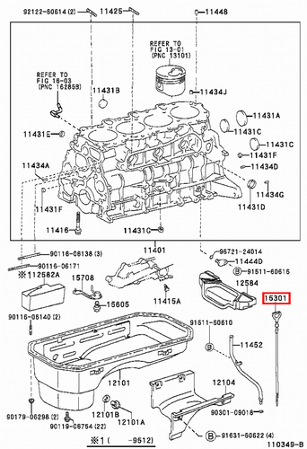 Genuine Prado KZJ95 KZJ90 KZJ120 1KZ Engine Oil Level Dipstick - Picture 20 of 20